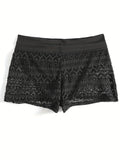 Luftige Boho Strandshorts für Damen mit elastischem Taillenbund-Velnorah