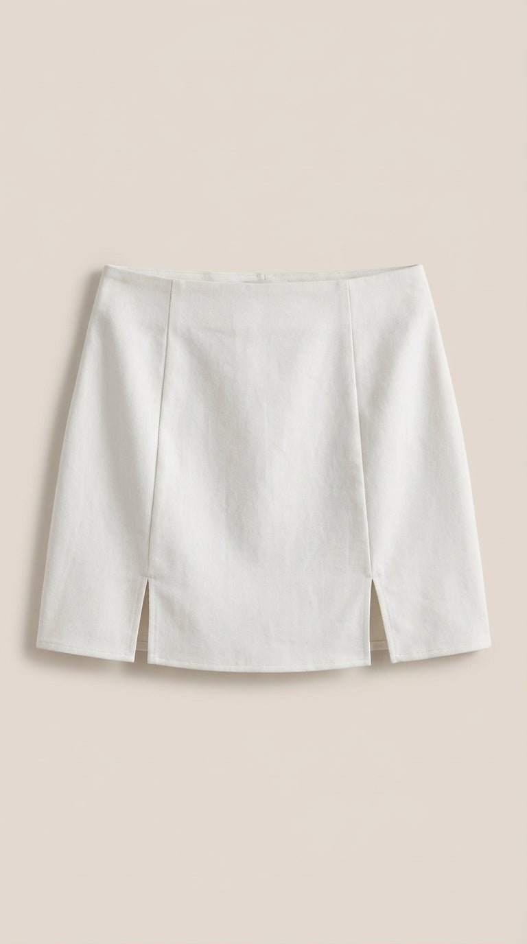Minirock Damen Hohe Taille Seitenschlitz Sommer Casual-Velnorah