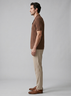 Offenes Strick-Shirt Hosen Set Herren Sommer Freizeit-Velnorah