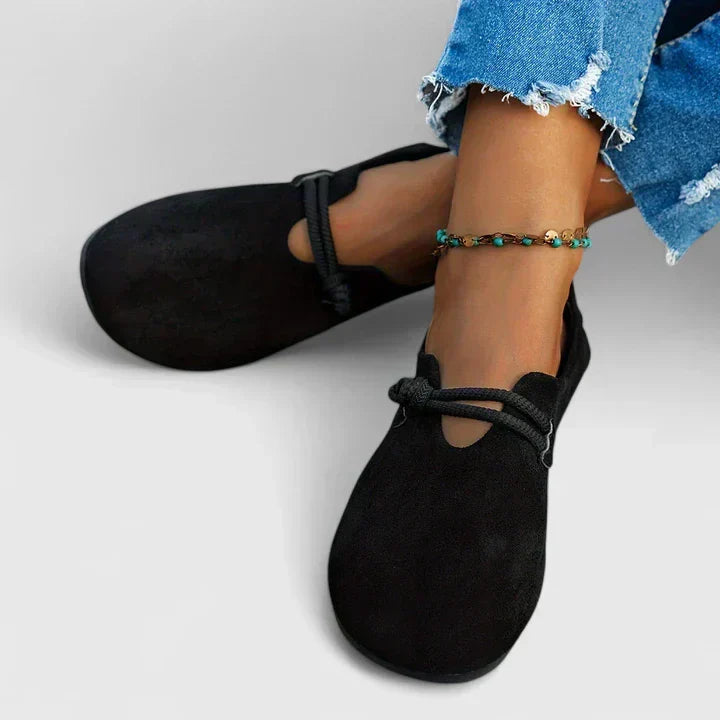 Orthopädische Sandalen Damen Flacher Absatz Sommer Freizeit-Velnorah