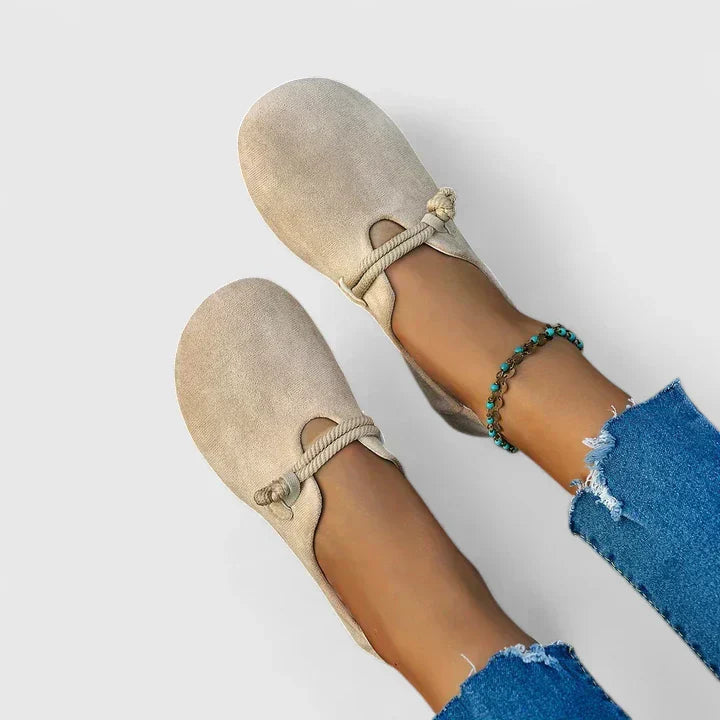 Orthopädische Sandalen Damen Flacher Absatz Sommer Freizeit-Velnorah