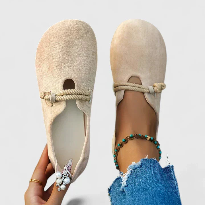 Orthopädische Sandalen Damen Flacher Absatz Sommer Freizeit-Velnorah