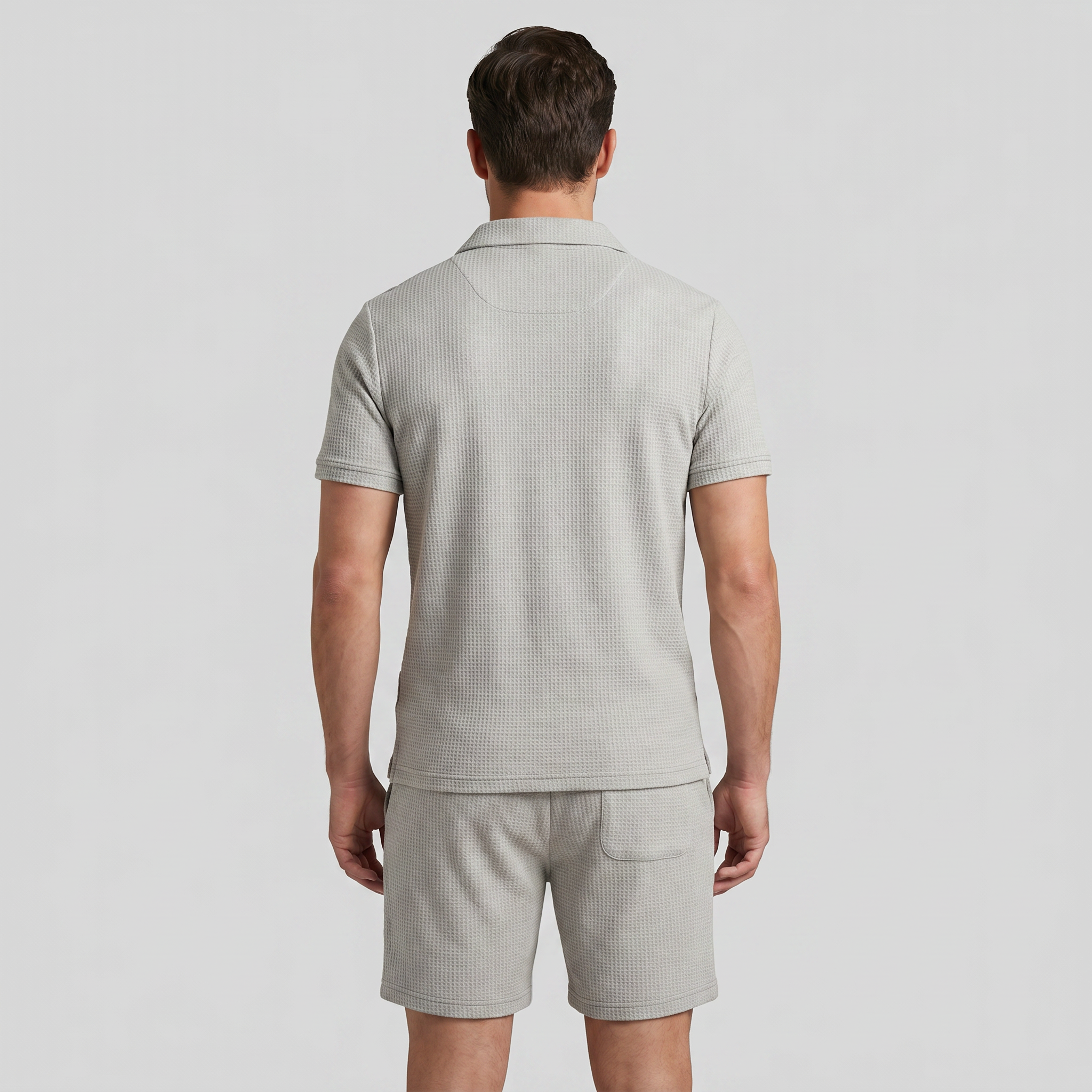 Polo-Shirt Shorts Set Herren Kurze Ärmel Sommer-Velnorah