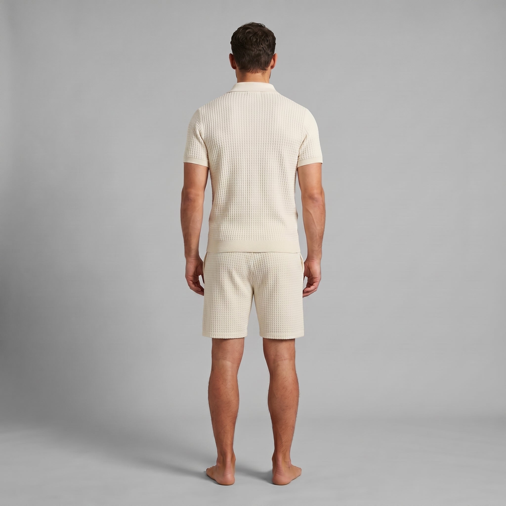 Polo-Shirt Shorts Set Herren Kurze Ärmel Sommer-Velnorah