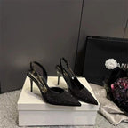 Pumps Damen Strass Knöchelriemen Formal Abend-Velnorah
