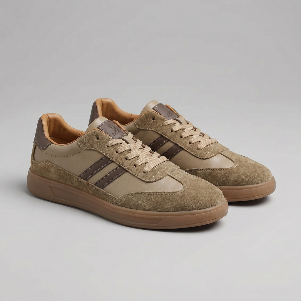 Retro Sneakers Herren Leder Casual Sommer-Velnorah
