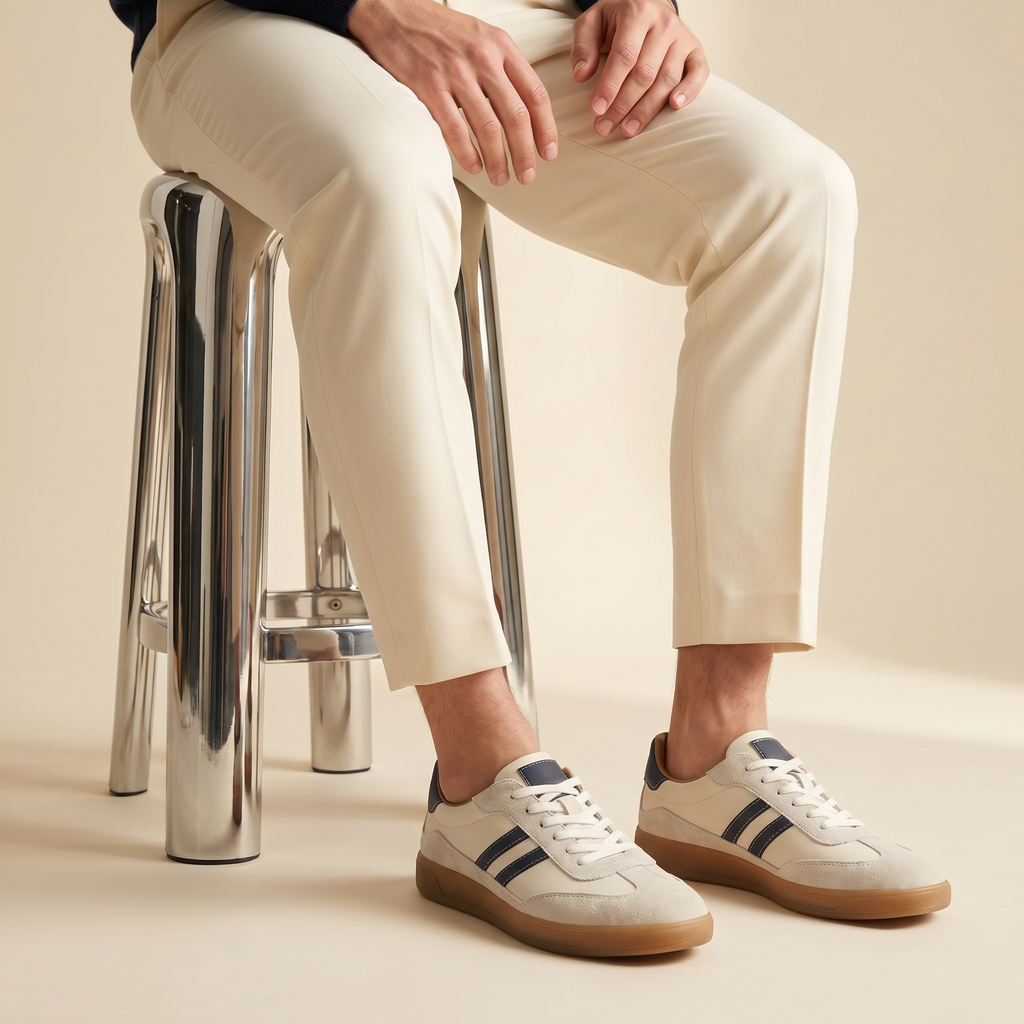 Retro Sneakers Herren Leder Casual Sommer-Velnorah