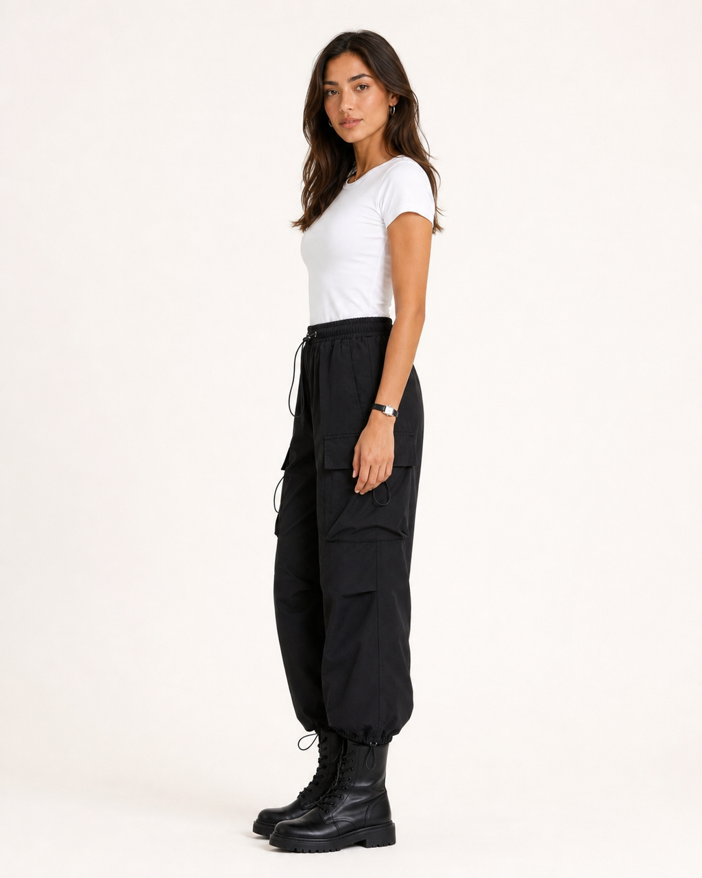 Damen Cargo Hose Oversize - side-view