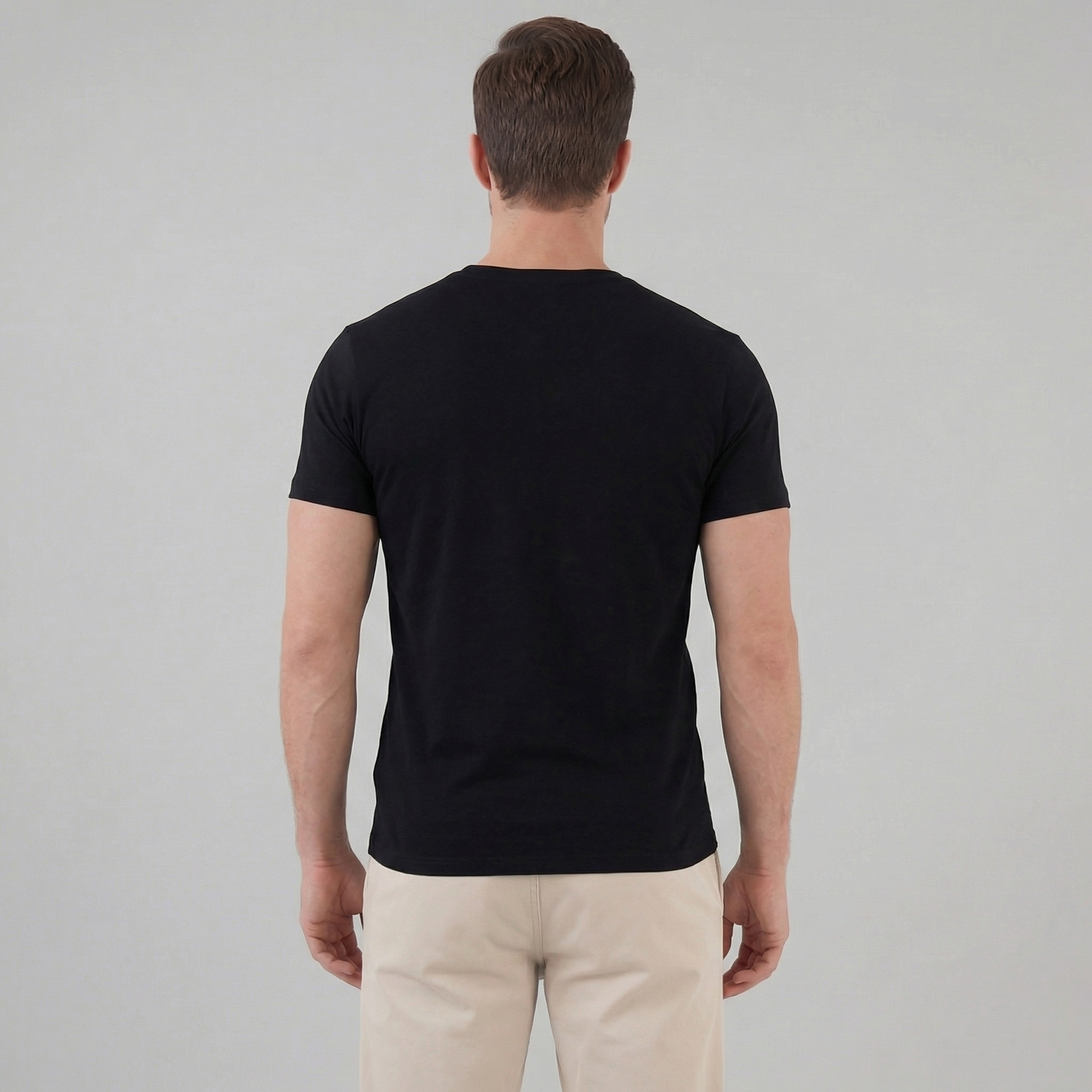 Slim Fit T-Shirt Herren Casual-Velnorah