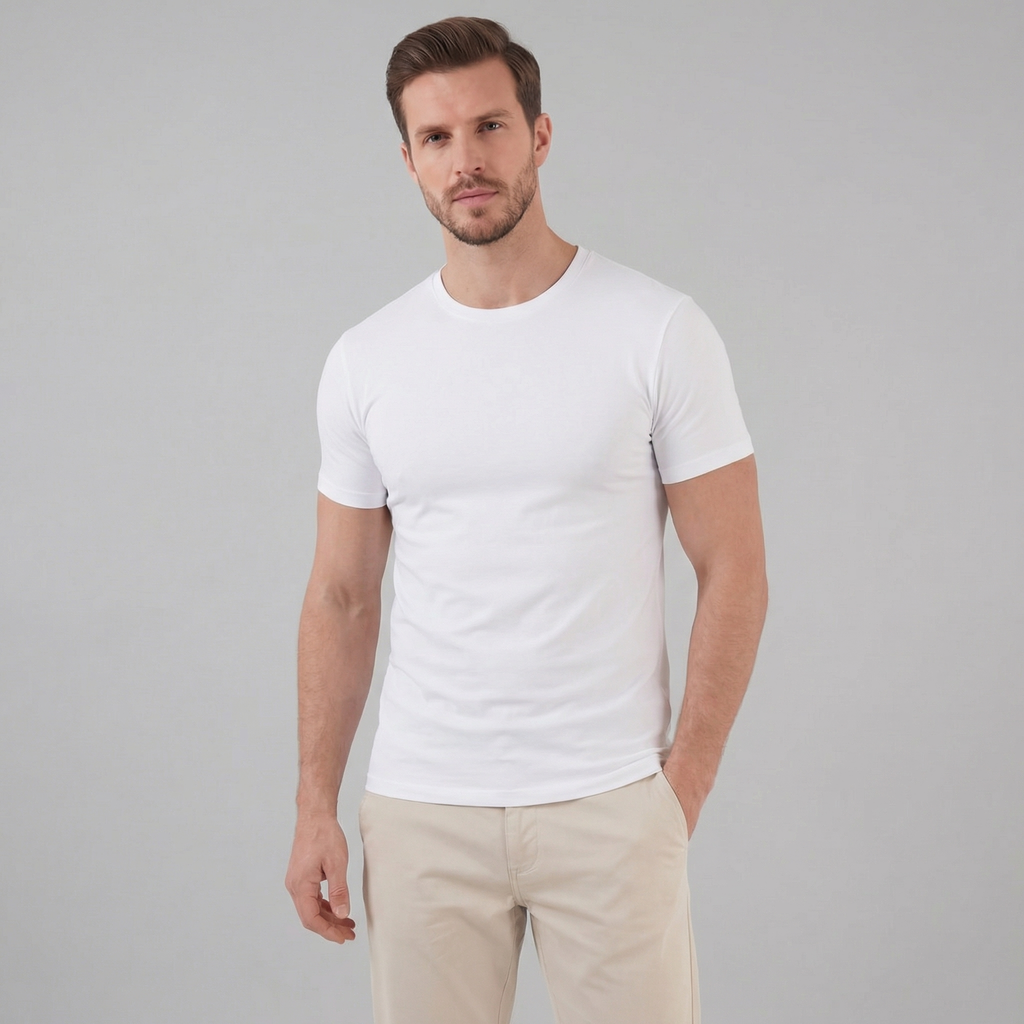 Slim Fit T-Shirt Herren Casual-Velnorah