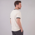 Smart Casual T-Shirt Herren Kontrastbesatz Rundhalsausschnitt-Velnorah
