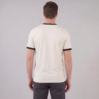 Smart Casual T-Shirt Herren Kontrastbesatz Rundhalsausschnitt-Velnorah
