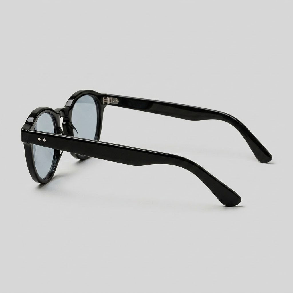 Sonnenbrille Herren Acetat Runde Form Casual-Velnorah