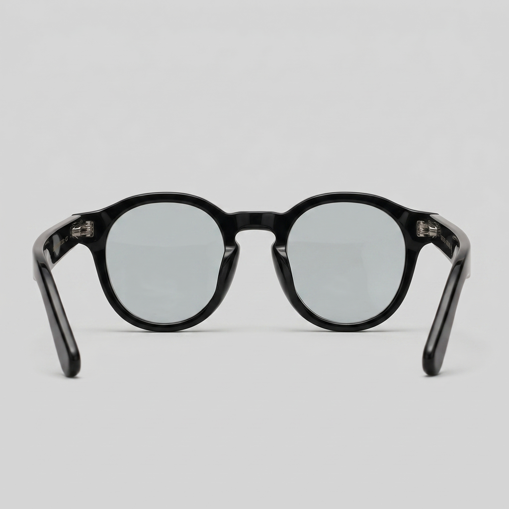 Sonnenbrille Herren Acetat Runde Form Casual-Velnorah