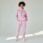 Sportives Set Damen Regular Fit Pullover Mit Halbzip Hose Casual-Velnorah