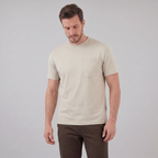T-Shirt Herren Relaxed Fit Brusttasche Casual-Velnorah
