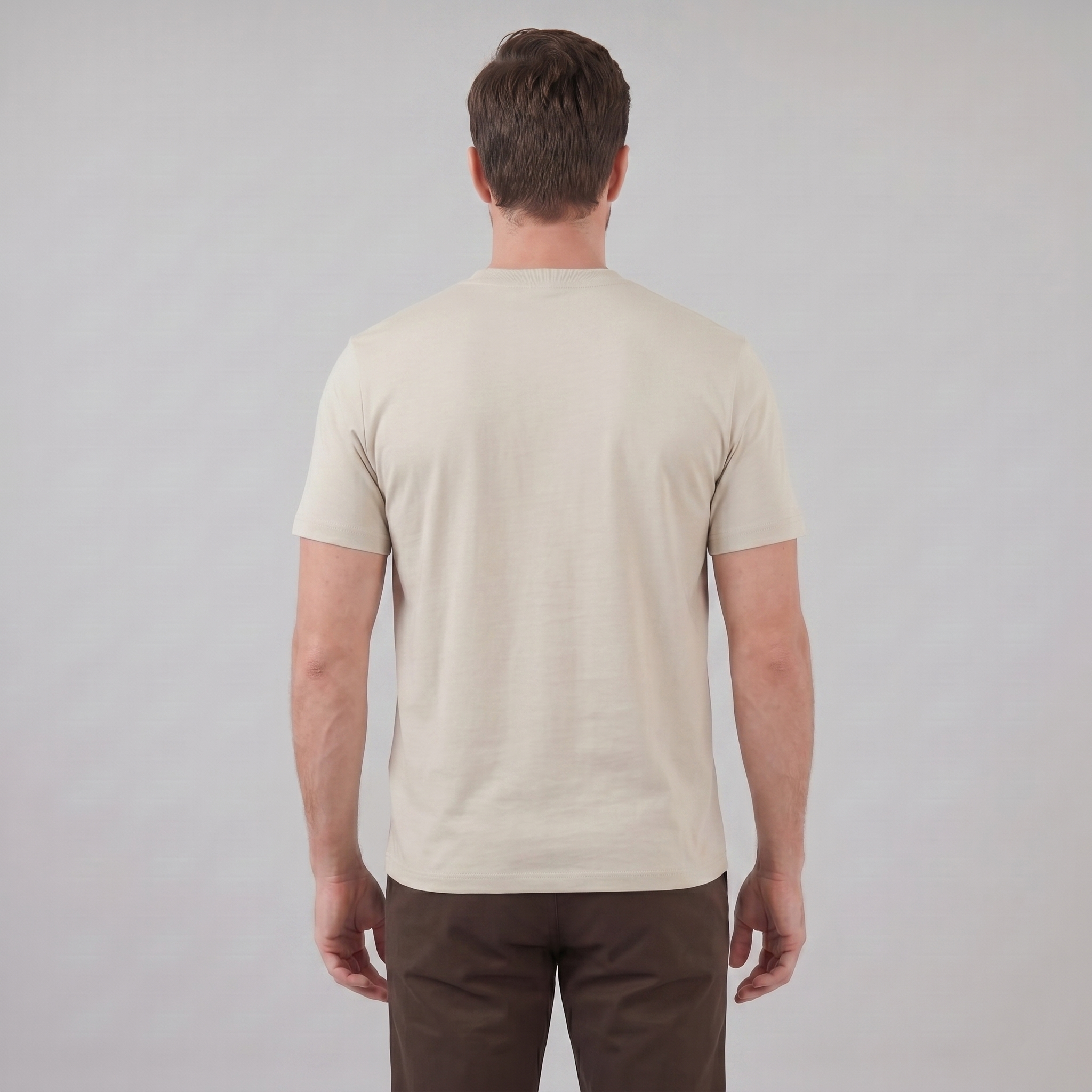 T-Shirt Herren Relaxed Fit Brusttasche Casual-Velnorah