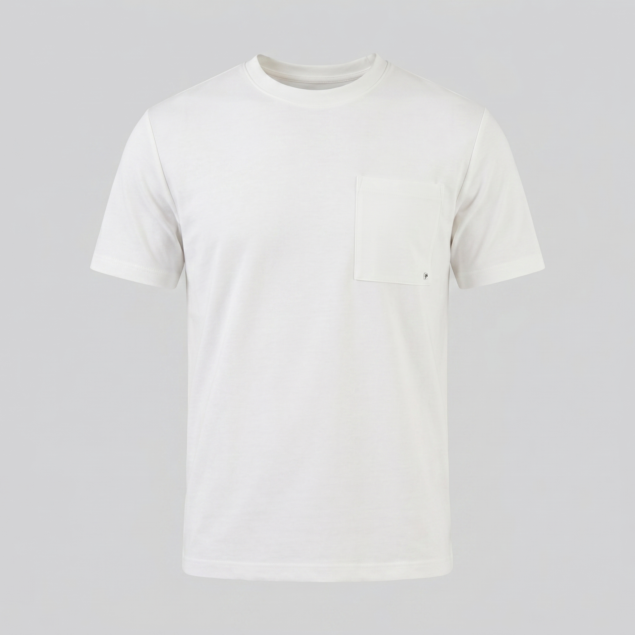 T-Shirt Herren Relaxed Fit Brusttasche Casual-Velnorah