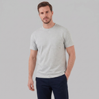 T-Shirt Herren Relaxed Fit Brusttasche Casual-Velnorah