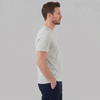 T-Shirt Herren Relaxed Fit Brusttasche Casual-Velnorah