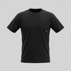 T-Shirt Herren Relaxed Fit Brusttasche Casual-Velnorah