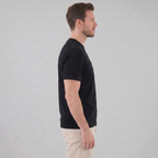 T-Shirt Herren Relaxed Fit Brusttasche Casual-Velnorah