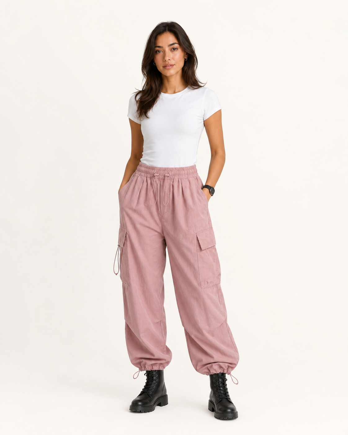 Damen Cargo Hose Oversize - variant-rosa-cover