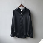 Elegante Vintage Seidenbluse für Damen mit Komfort | Velnorah