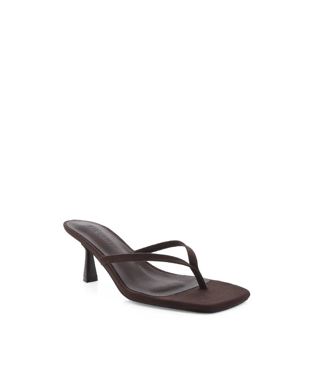 Wildleder Riemchenabsätze Damen Offene Quadratische Spitze Casual-Velnorah