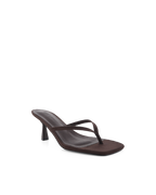 Wildleder Riemchenabsätze Damen Offene Quadratische Spitze Casual-Velnorah